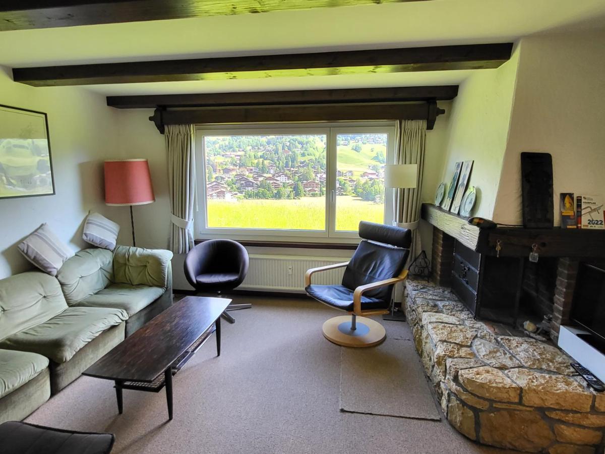 Appartement In Hus Signal Met Prachtig Uitzicht Op De Bergen Klosters Eksteriør bilde