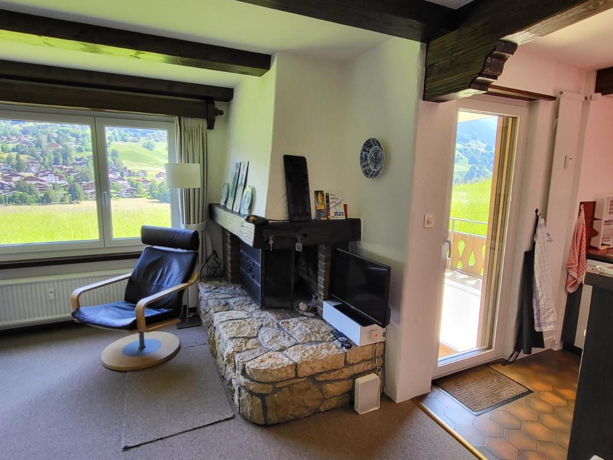 Appartement In Hus Signal Met Prachtig Uitzicht Op De Bergen Klosters Eksteriør bilde
